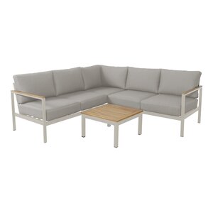 Fiji 4-zits hoek loungeset zand