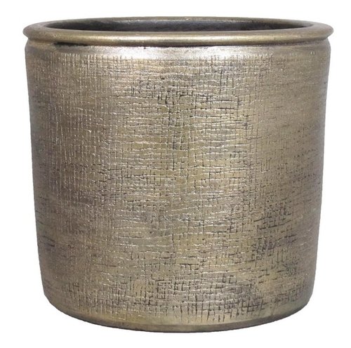 Floran Pot ancora d24 h22cm industrieel goud