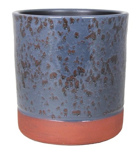 Floran Pot lauren d12 h11cm blauw