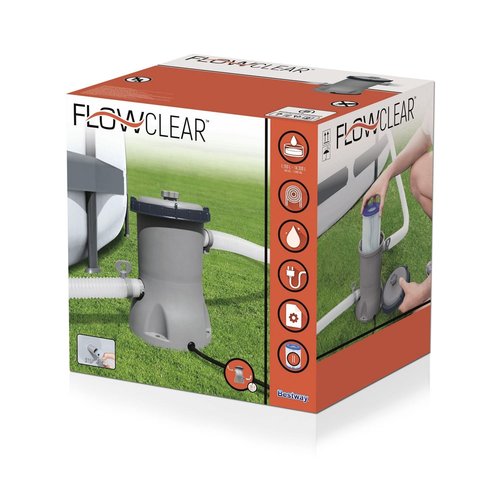 Flowclear cartridge filterpomp 2,0 m³/u - afbeelding 4