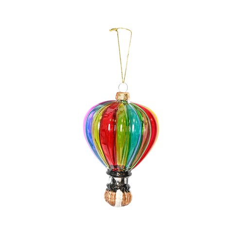 Glazen ornament luchtballon