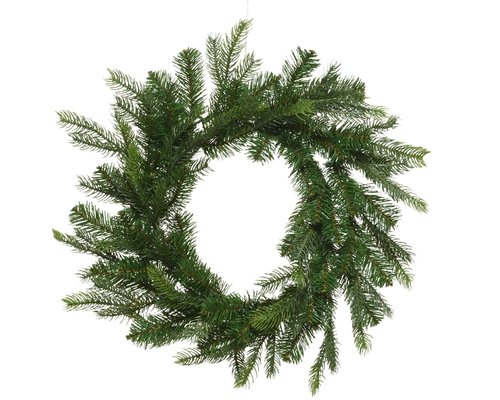 Grandis Fir Kerstkrans Groen - H 50 x D 50 cm