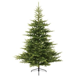 Everlands Grandis Fir kunstkerstboom groen - H 150 x D 111 cm - afbeelding 1