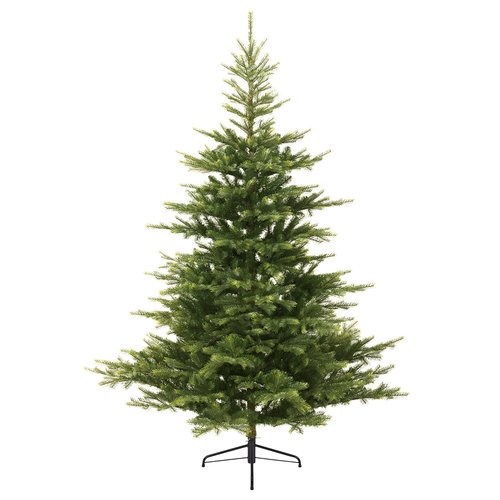 Everlands Grandis Fir kunstkerstboom groen - H 180 x D 132 cm - afbeelding 1