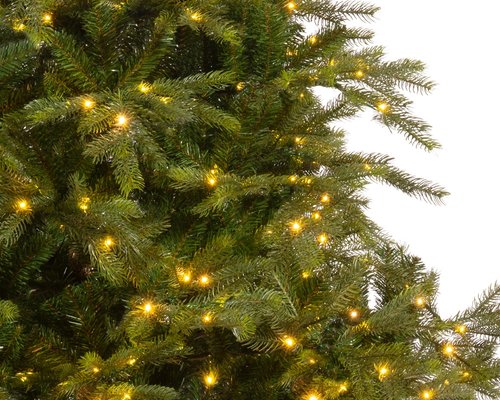 Everlands Grandis Fir LED kunstkerstboom groen - H 180 x D 132 cm - afbeelding 2