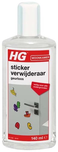 HG stickerverwijderaar geurloos 140 ml