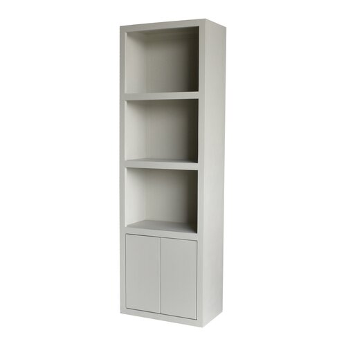 Hoge kast Libri H 220 x B 70 x D 40 cm warm grey