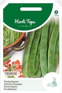 Horti Tops Pronksnijbonen Streamline, Roodbloeiers, 100g - afbeelding 1