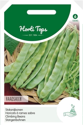 Horti Tops Stoksnijbonen Raadsheer, type Veense, 100g - afbeelding 1