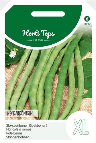 Horti Tops Stokspekbonen Neckarkönigin, type Phenomeen, 100g - afbeelding 1