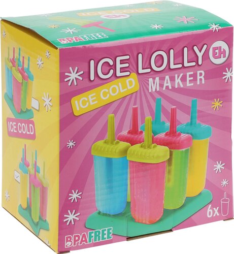 Ijs Lolly Maker voor 6 Ijsjes - afbeelding 1