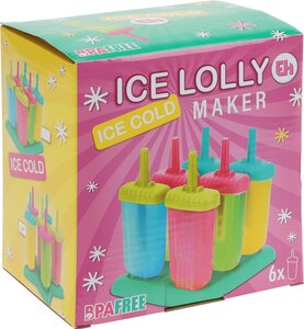 Ijs Lolly Maker voor 6 Ijsjes - afbeelding 1