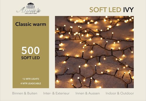 Anna's Collection SOFT LED CLASSIC IVY klassiek wit 500L - 12m