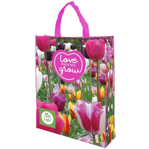 JUB Holland Shopping Bag met Tulpen Mix 'Love what you Grow'