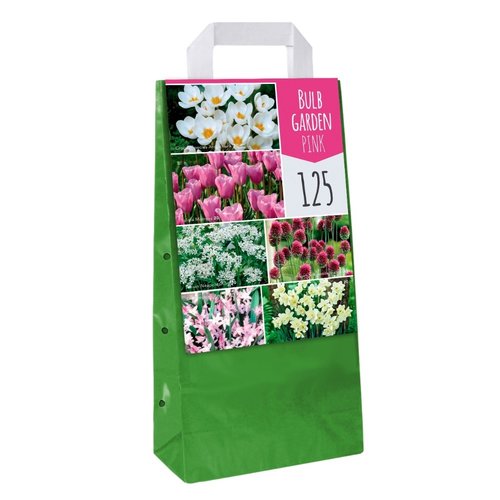 JUB Holland Tas met 12 bollen Bulb Garden Pink