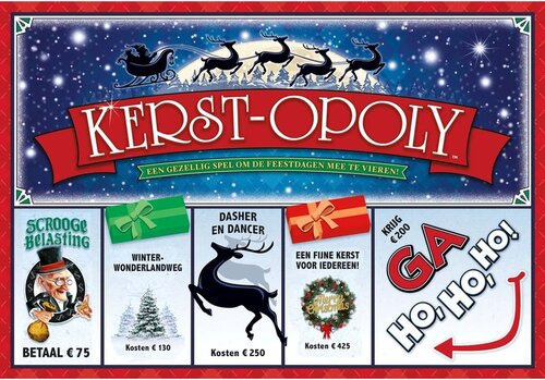 Jumbo bordspel Kerst-Opoly - afbeelding 1