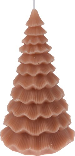 Kaars kerstboom city chique, 3 kleuren - H 18 cm - afbeelding 4