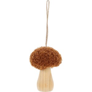 Kerstboom ornament paddenstoel teddy, 3 kleuren - H 9 cm - afbeelding 2