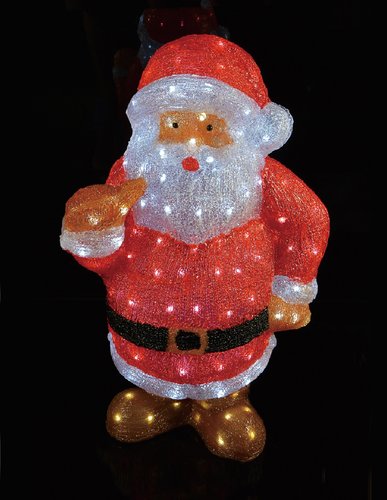 Kerstman Acryl LED 180L - 50 x 35 x 80 cm - afbeelding 2