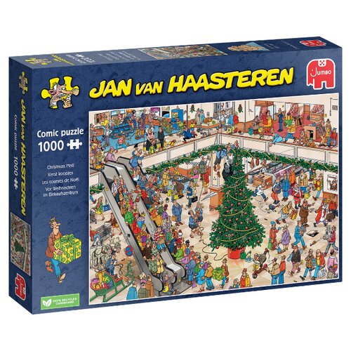 Kerstpuzzel Jan van Haasteren Christmas Mall 1000