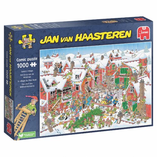 Kerstpuzzel Jan van Haasteren Santa's Village 1000