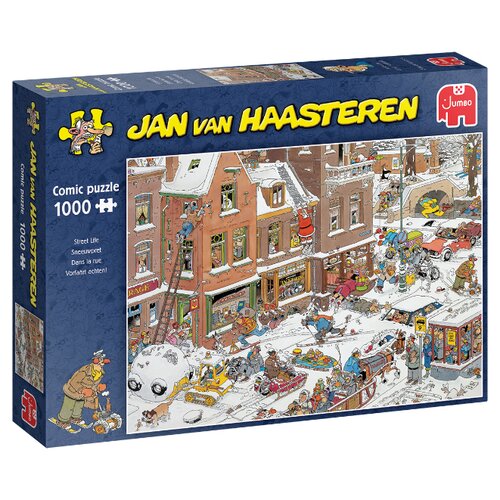 Kerstpuzzel Jan van Haasteren Street Life 1000