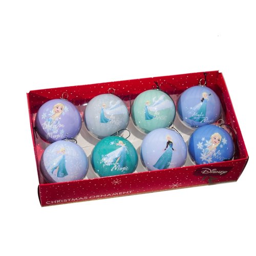 Kurt S. Adler Kerstballen Disney 60mm Frozen - 8 stuks