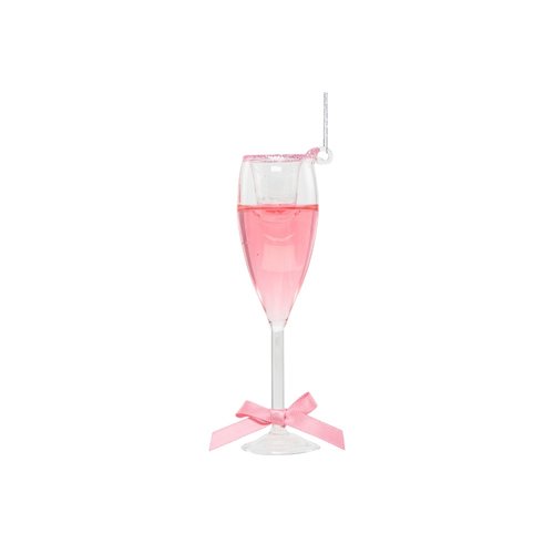 Kurt S. Adler Ornament Champange glas roze