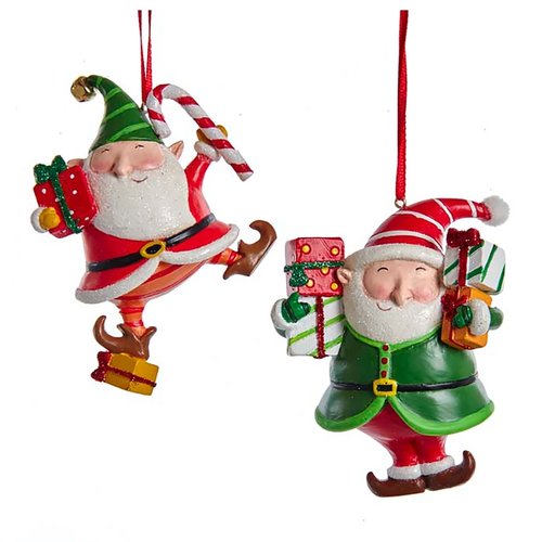 Kurt S. Adler Ornament Elf met cadeautjes