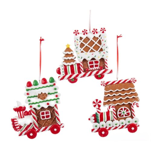 Kurt S. Adler Ornament Gingerbread trein