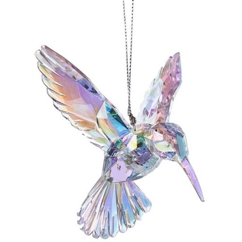 Kurt S. Adler Ornament Glinsterende doorzichtige kolibri