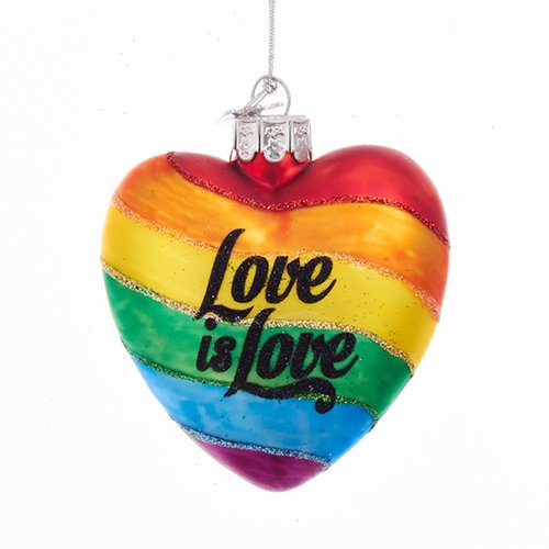 Kurt S. Adler Ornament Noble gems love is love