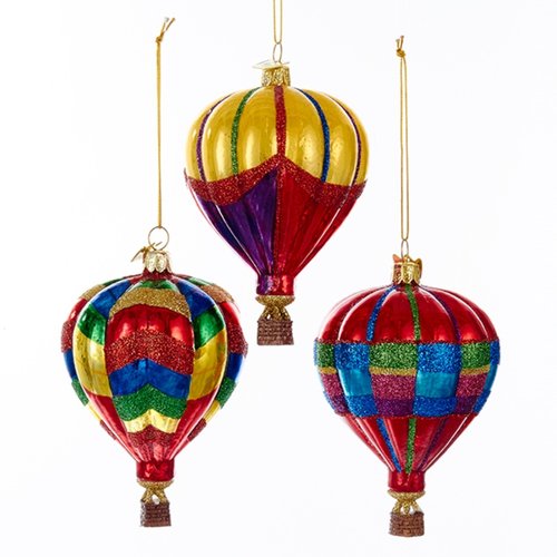 Kurt S. Adler Ornament Noble gems luchtballon