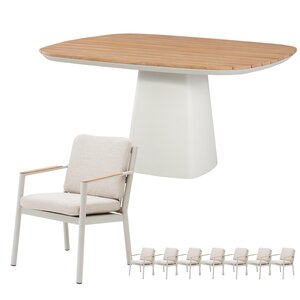 Royal Seasons Las Palmas dining set voor 8 personen - afbeelding 1