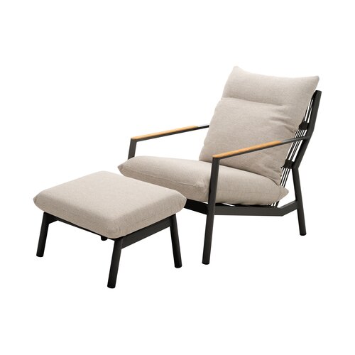 Royal Seasons Las Palmas lounger xl met hocker