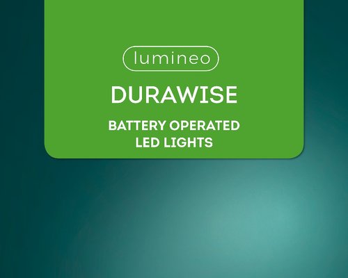 LED durawise cluster warm wit/192L/200cm/3xAA/transparante kabel - afbeelding 1