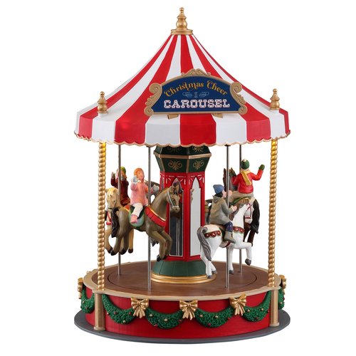 Lemax Christmas cheer carousel, B/O (4,5V)