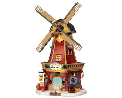 Lemax Harvest valley windmill, with 4,5V adaptor