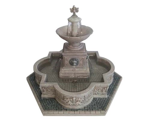 Lemax Modular plaza-fountain, with 4,5V adaptor