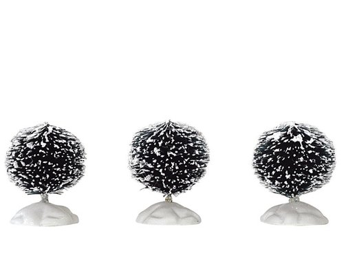 Lemax Round bristle tree, set of 3