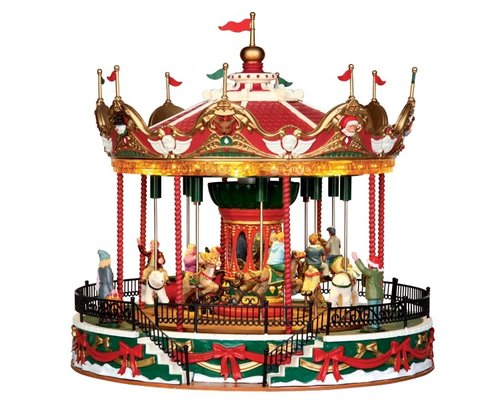 Lemax Santa carousel, with 4,5V adaptor