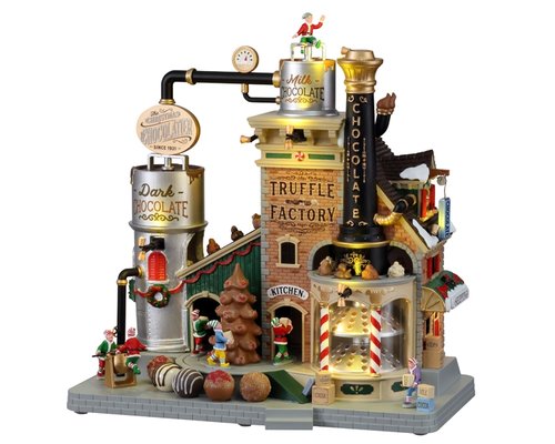 Lemax The Christmas chocolatier truffle factory, with 4,5V adaptor