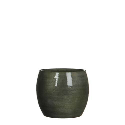 Lester pot rond groen - h14xd16cm