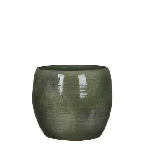 Lester pot rond groen - h18xd20cm