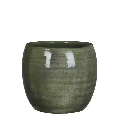 Lester pot rond groen - h22xd24cm