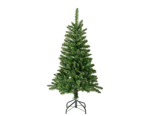 Everlands Lodge Slim Pine kunstkerstboom groen - H 120 x D 71 cm - afbeelding 1