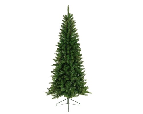 Everlands Lodge Slim Pine kunstkerstboom groen - H 150 x D 86 cm - afbeelding 1