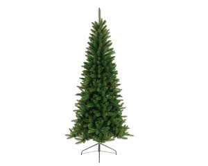 Everlands Lodge Slim Pine kunstkerstboom groen - H 240 x D 116 cm - afbeelding 1