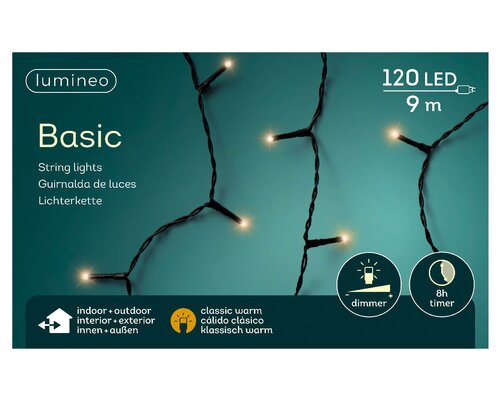 Lumineo Led basics klassiek wit 120 L - 900 cm - afbeelding 3