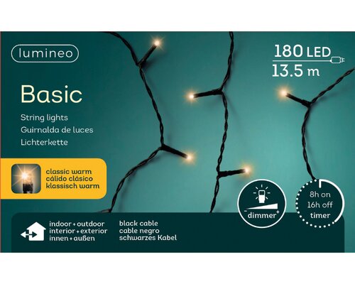 Lumineo Led basics klassiek wit 180 L - 1350 cm - afbeelding 3